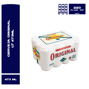 ORIGINAL LT 473ML SH C 12 NPAL MULTIPACK