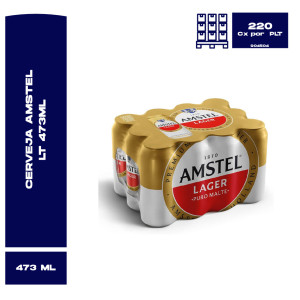CERV AMSTEL LT 473ML C  12