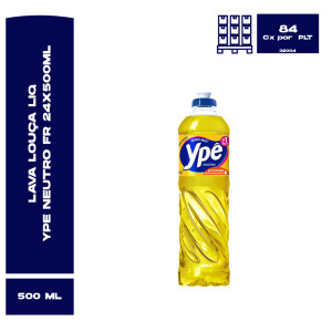 Lava Louça Liq Ype Neutro Fr 24X500Ml