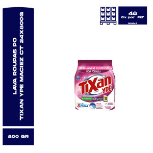 Lava Roupas Po Tixan Ype Maciez Ct 24X800G