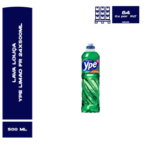 Lava Louça Ype Limao Fr 24X500Ml