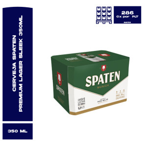 Spaten N Lt Sleek 350Ml Cx Cart C 12