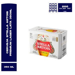 Cerveja Stella Artois Lt 350Ml