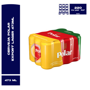 Cerveja Polar Export Lt 473Ml Sh C/12 Npal