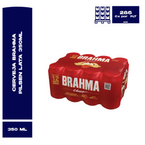 Cerveja Brahma Lt 350Ml