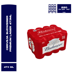 Cerveja Budweiser Lt 473Ml