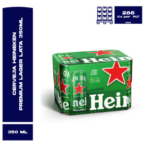 Cerveja Heineken Lt 350Ml