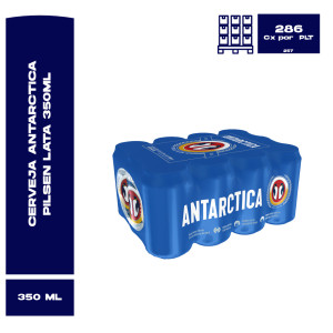 Cerveja Antarctica Lt 350Ml