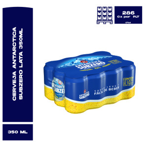 Cerveja Antarctica Subzero Lt 350Ml
