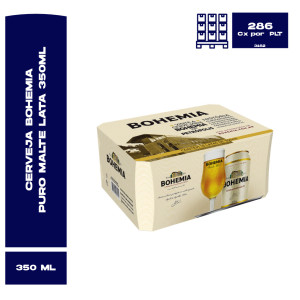 Cerveja Bohemia Puro Malte Lt 350Ml