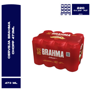 Cerveja Brahma Chopp Lt 473Ml
