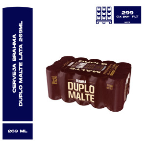 Cerveja Brahma Duplo Malte Lt 269Ml